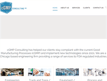 Tablet Screenshot of cgmpconsulting.com